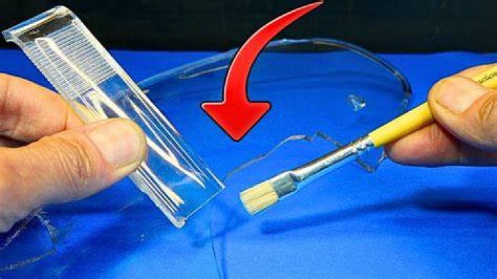 How do you reconnect broken plastic?
