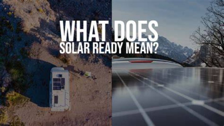 What does solar ready mean on my RV?
