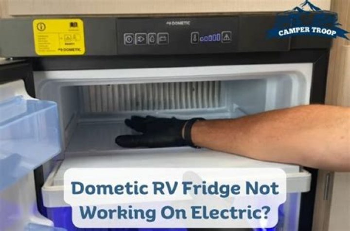 Why does my Dometic RV fridge not turn on?